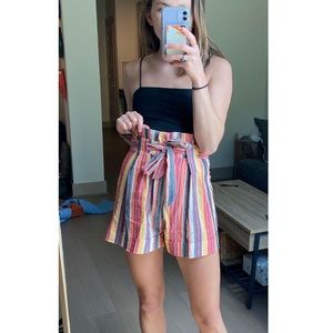 Striped shorts